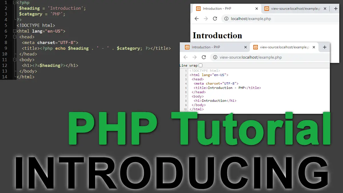 A basic PHP script