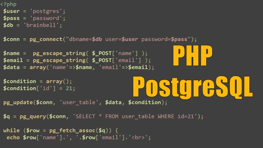 php 7.4 postgresql extension