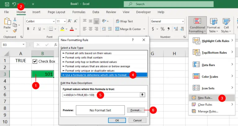 Setting Up Checkboxes For Conditional Formatting In Excel – Brainbell